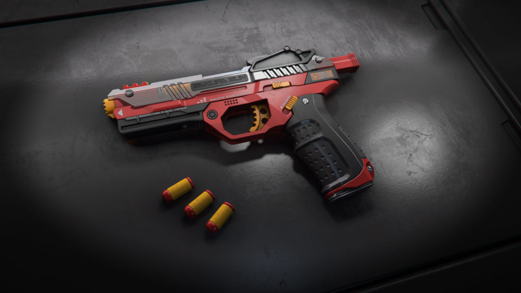 WowBlast Red Desperado Toy Pistol
